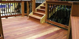 hardwood species tigerwood decking exotic wood image